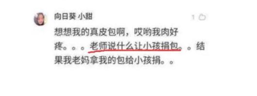 幼儿园让孩子捐花宝妈回家蒙圈,幼儿园老师让孩子捐款2万元