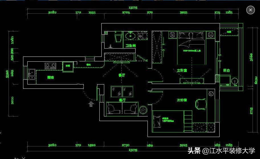 南京银城花园，64平米老房装修改造变形记！