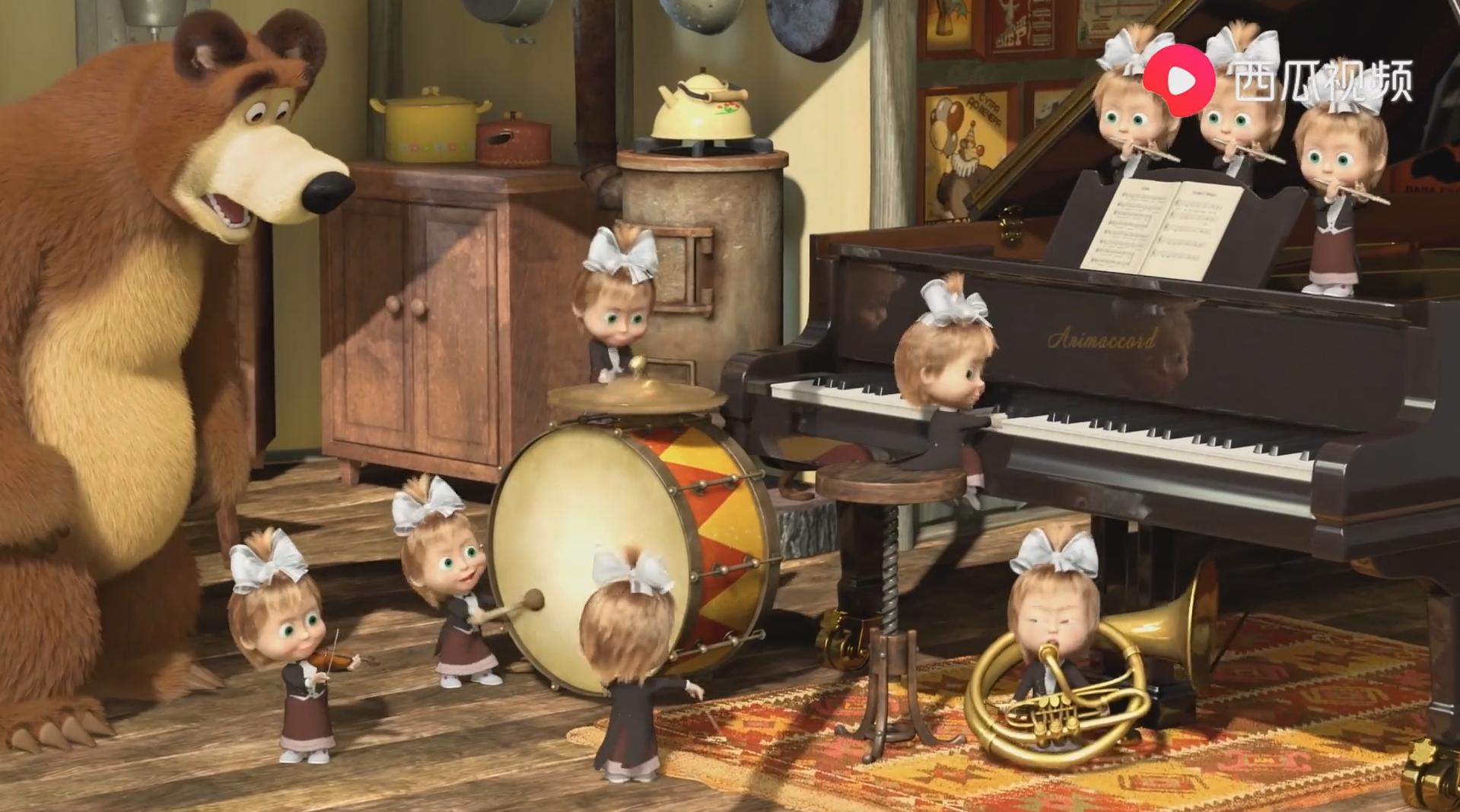 玛莎和熊宝宝,玛莎和熊爸爸妈妈