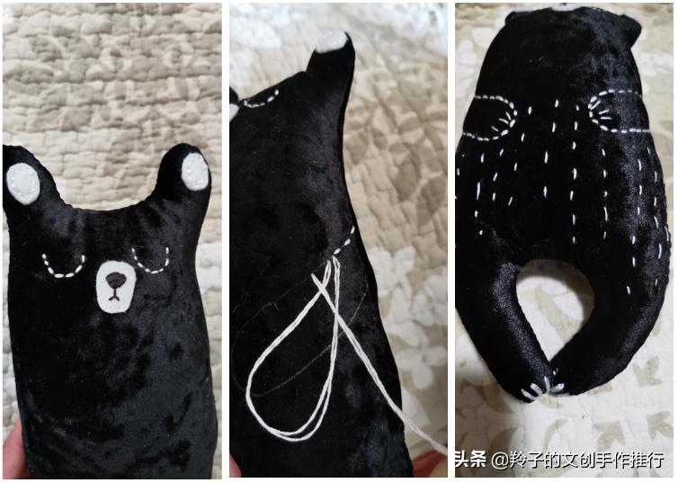 青草香,浆果甜,两只小熊来报到!布艺小熊的教程,收喽