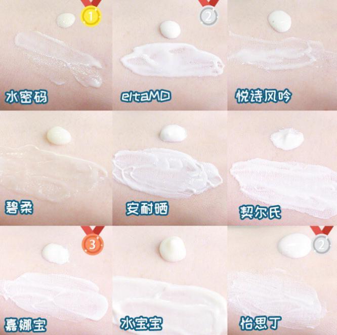 9款网红防晒 (好用又平价的防晒测评)
