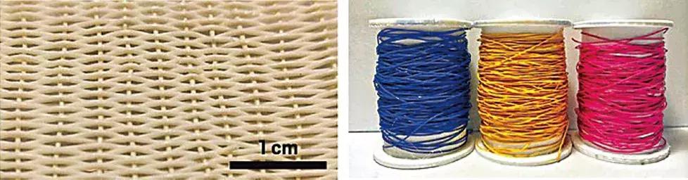 穿着会发热的保暖纤维,可以改变温度的纤维