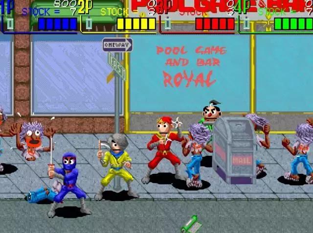 那些可以四人玩的街机游戏，不怕虎一样的敌人