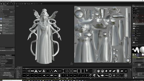 supergiant画师,游戏人物3d建模怎么做