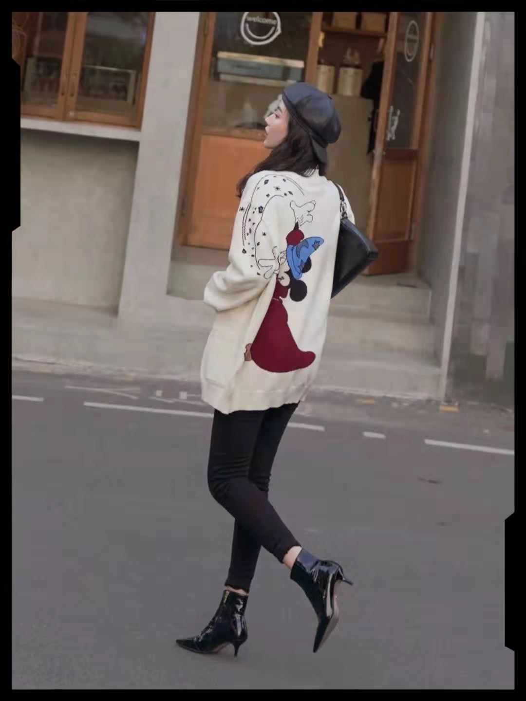 米色系冬天气质穿搭,温柔慵懒风穿搭棕色系