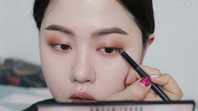 单眼皮眼妆的画法初学者视频,圆眼单眼皮内眦赘皮眼妆画法