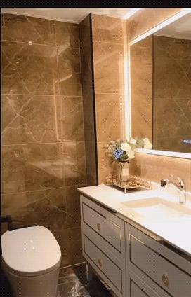 三房两厅新房轻奢风格效果图,小户型轻奢风装修90平米三房