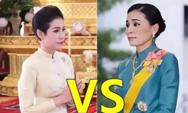 泰王与苏提达照片,苏提达和泰国王后的照片