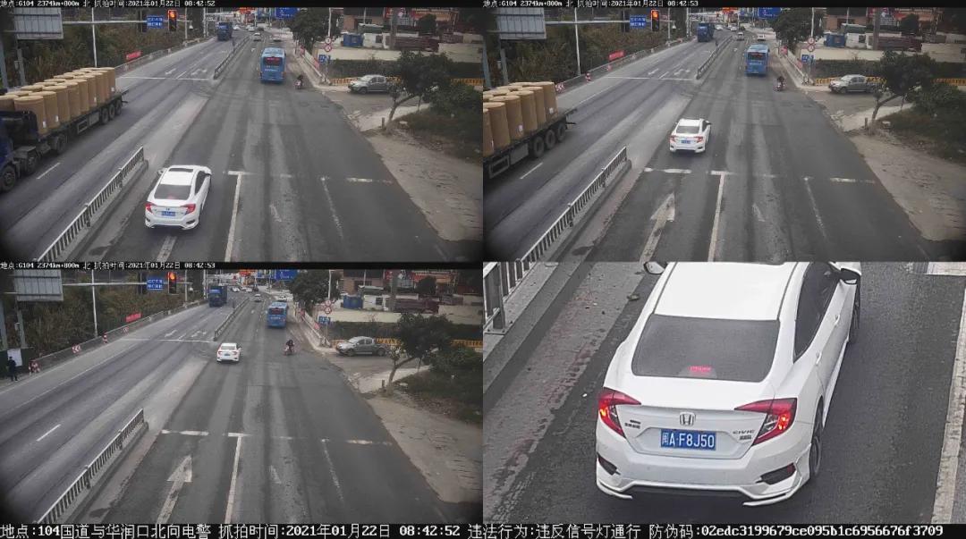 曝光！福清这些车主闯红灯被点名批评了
