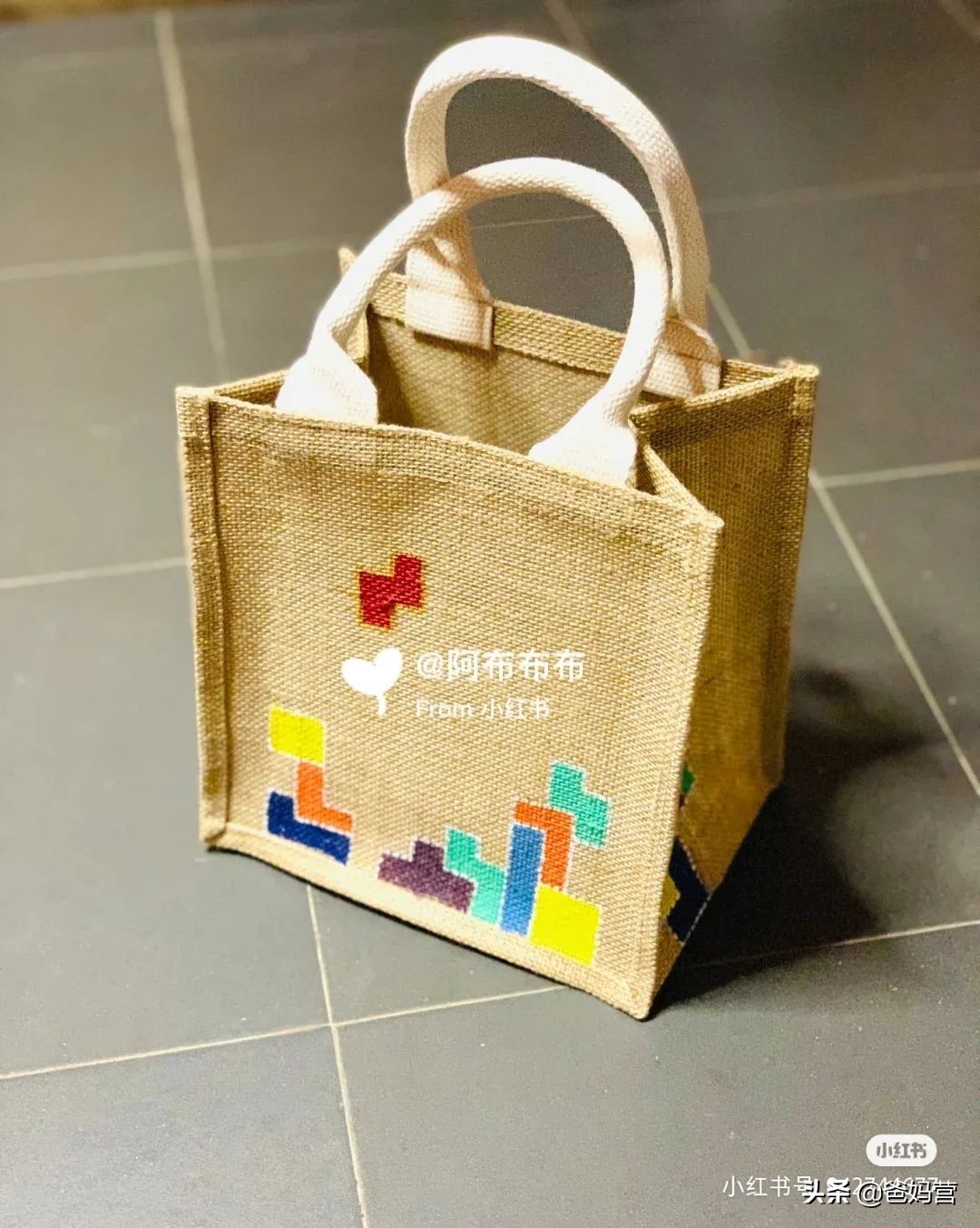 无印良品muji麻袋diy改造,muji麻袋diy图案男士