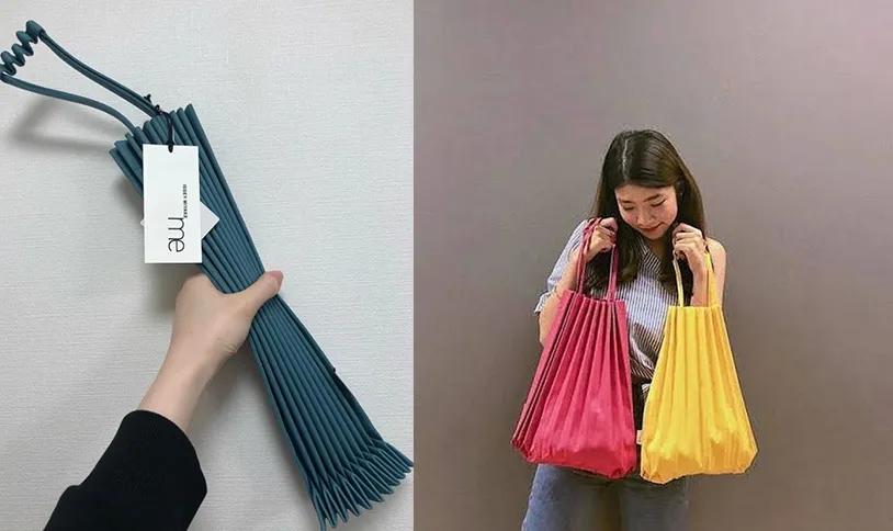 菱格褶皱链条包三宅一生,三宅小众菱格包