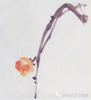 写意柿子叶的画法步骤图,徐湛写意柿子的画法