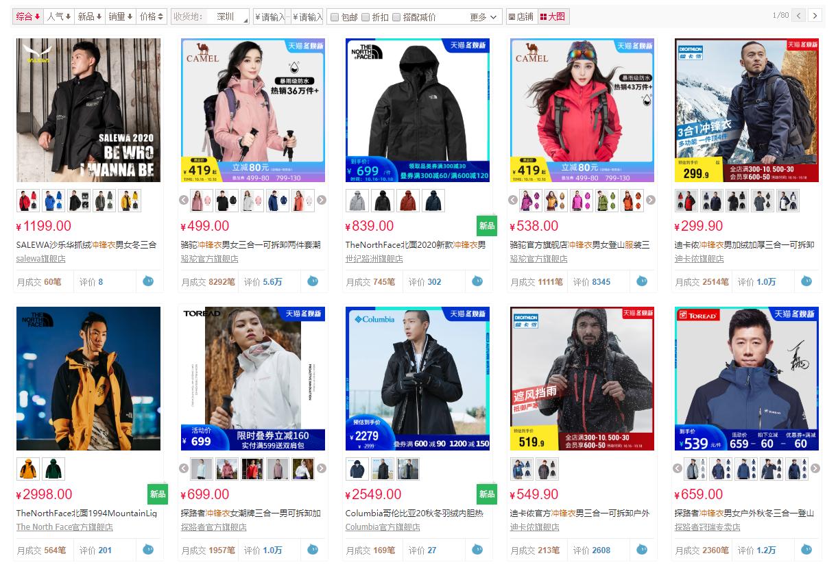 冲锋衣三合一好看的推荐,沙乐华冲锋衣怎么样