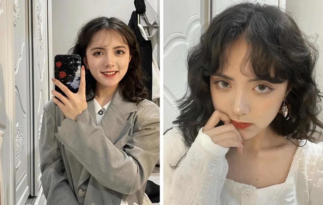 适合大圆脸的发型,圆脸女士短发发型