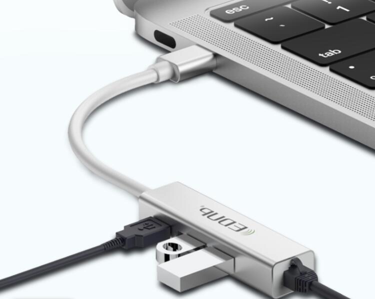 苹果电脑type-c接口插网线,苹果电脑type-c接口转网口