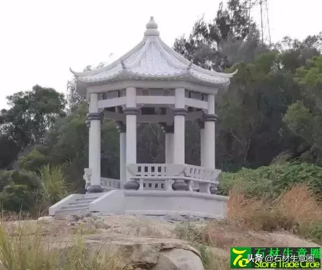 屋顶凉亭造型图片,仿木凉亭造型精美