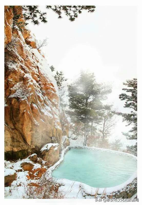 泰山温泉城景区,天冷了就来金沙滩温泉