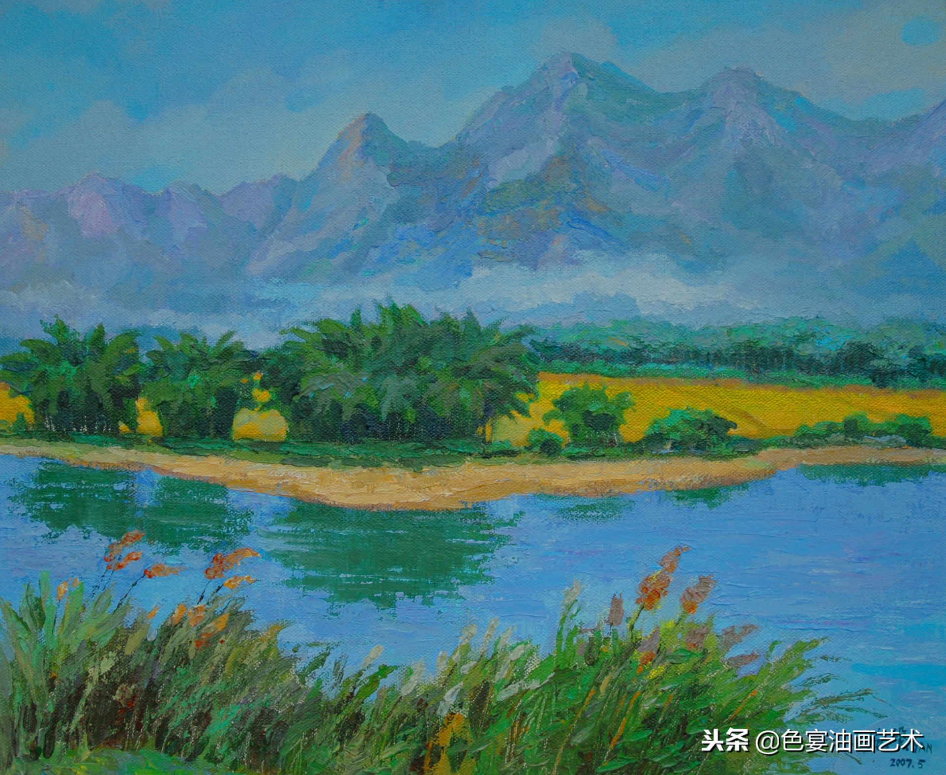 俄罗斯油画大师风景油画教程视频,油画大师油画风景创作教学视频