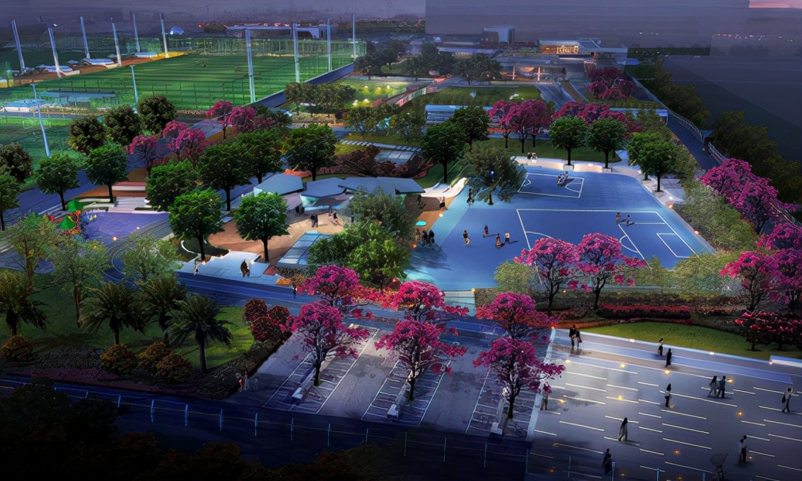 深圳市福田区体育主题公园,深圳海滨生态体育公园足球场