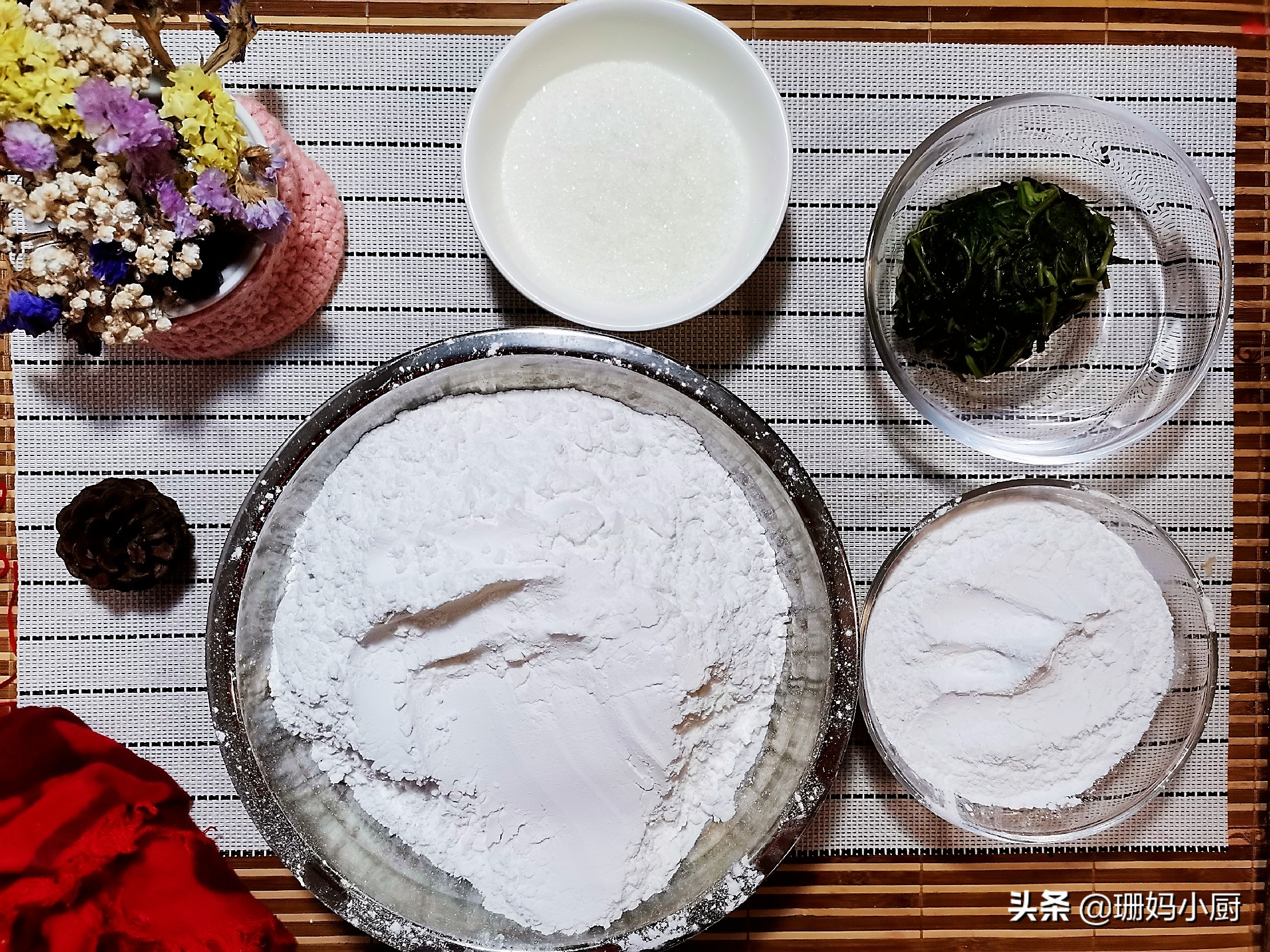 艾叶糍粑怎么做软糯好吃,艾叶糍粑做法怎么才不粘