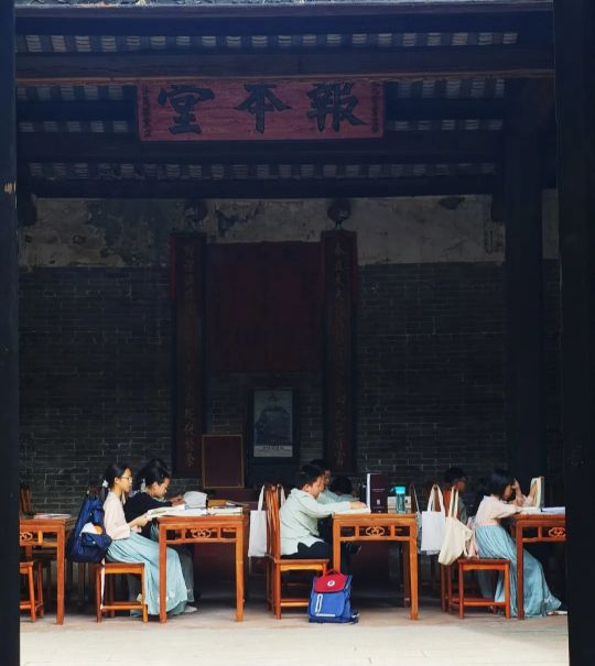 炭步镇古村落图片,花都炭步塱头古村落