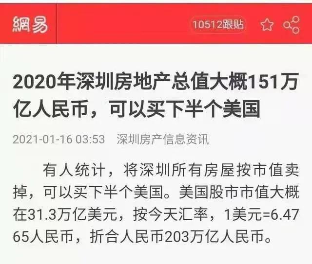 深圳实际人口超2200万，商品房有189万套，房价不涨太难了
