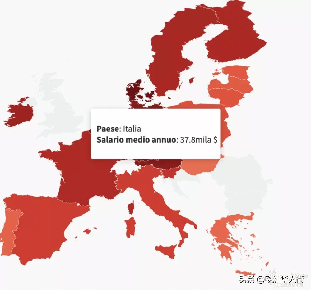 数据不会说谎感悟,意大利2018年人均收入