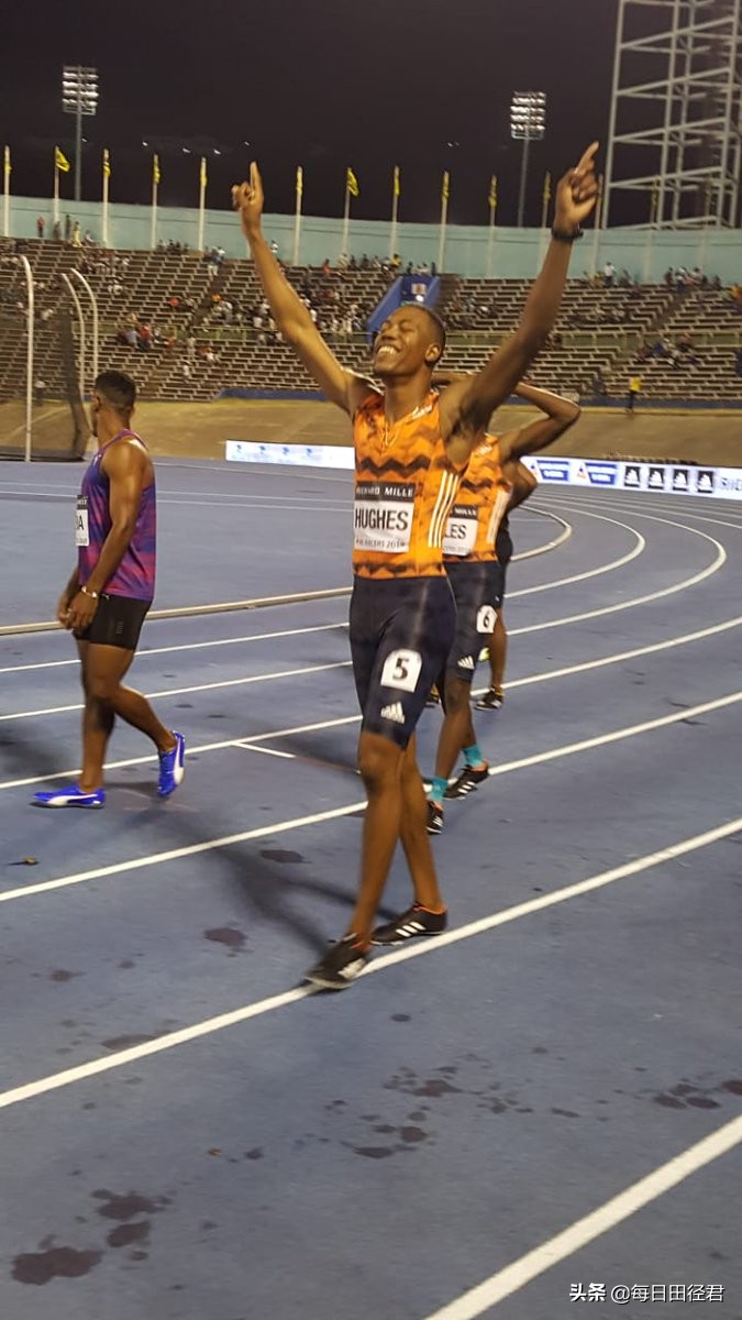击败牙买加,牙买加4x100鲍威尔布雷克