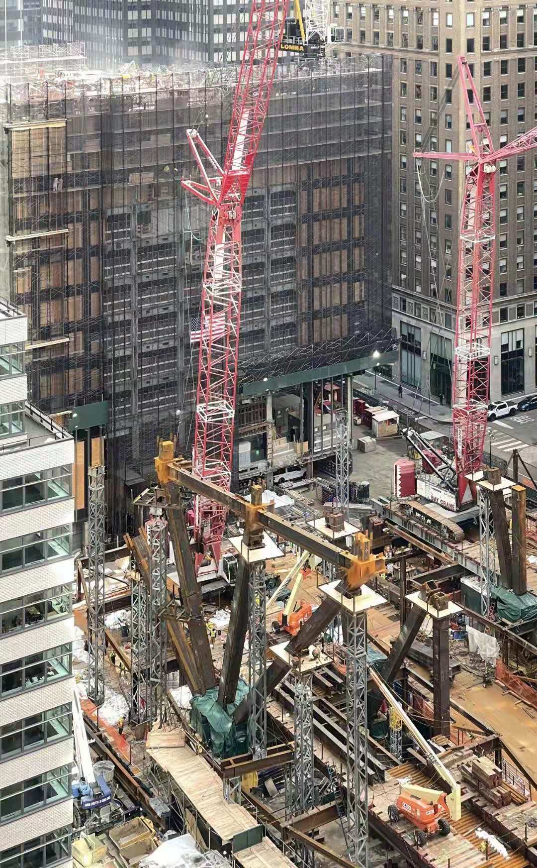 纽约摩根大通新总部建筑进程,摩根大通全球总部大厦结构图