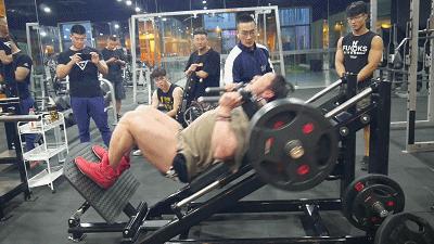 古典健体之王陈康胸肌训练,陈能健体动作