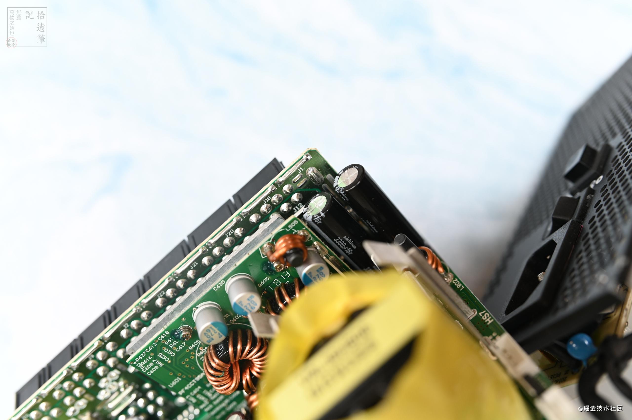 拆解非全模组电源,拆解后最好的电源