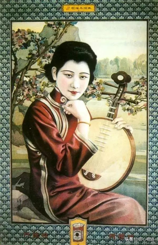 民国风--岁月里的民国香烟广告画都是大美女