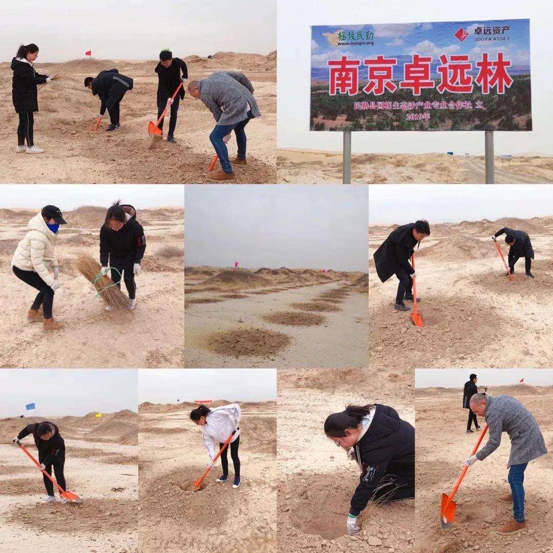 来自腾格里沙漠西端最朴实的见证——南京卓远2020公益活动