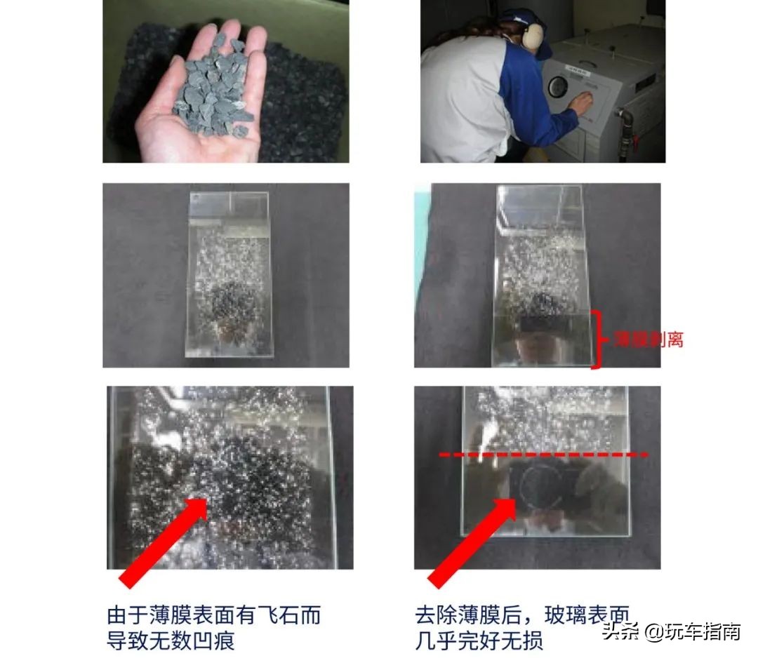 风挡玻璃又破裂?实测日本玻璃盾,石子80km/h撞击都没事?