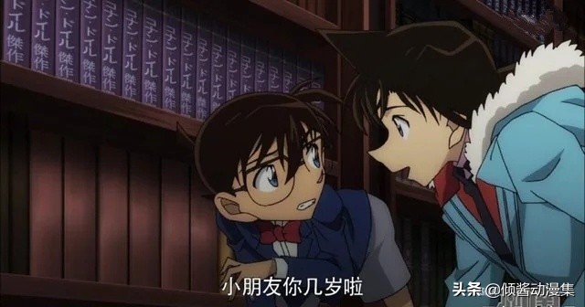 毛利兰发现江户川柯南是工藤新一,毛利兰带着柯南见工藤新一