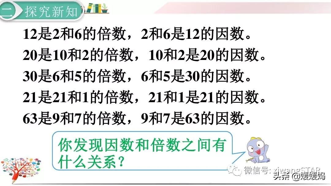 五年级下册数学因数与倍数练习题,人教版五年级下册因数和倍数ppt