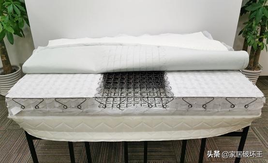 顾家1075床垫拆解,顾家弹簧床垫
