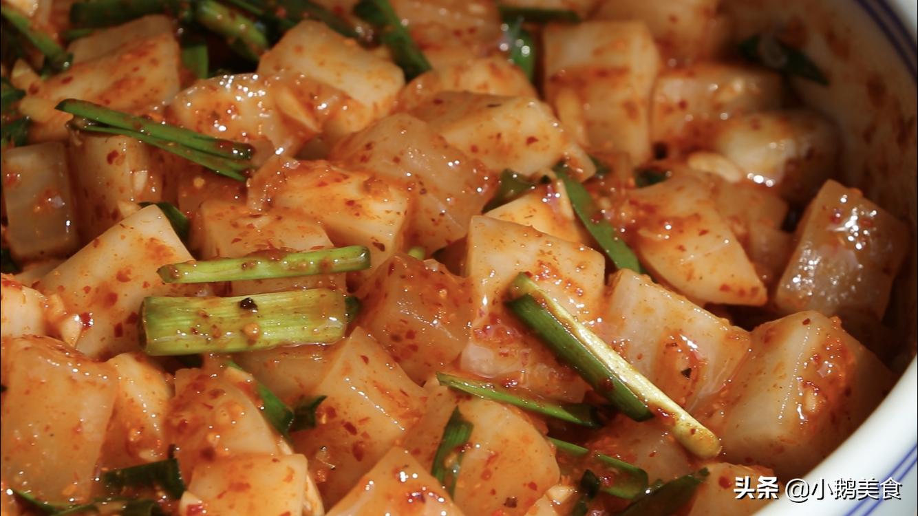 萝卜腌制方法脆爽甜泡菜,泡菜脆爽萝卜