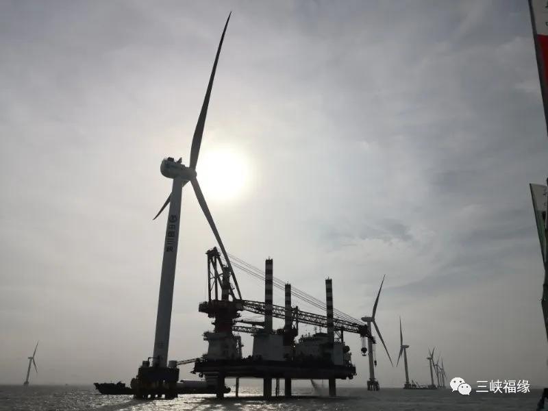 中国最大的海上风电项目,中国最大风电机组