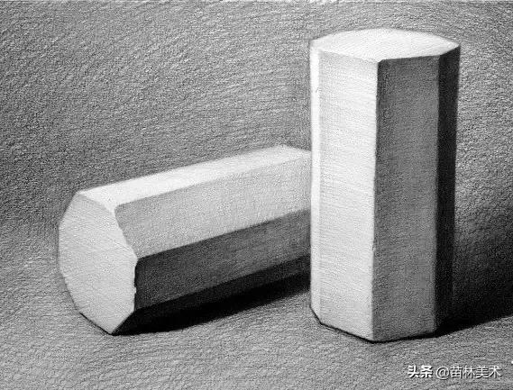 单个几何体图形素描教程,素描单个几何体结构图