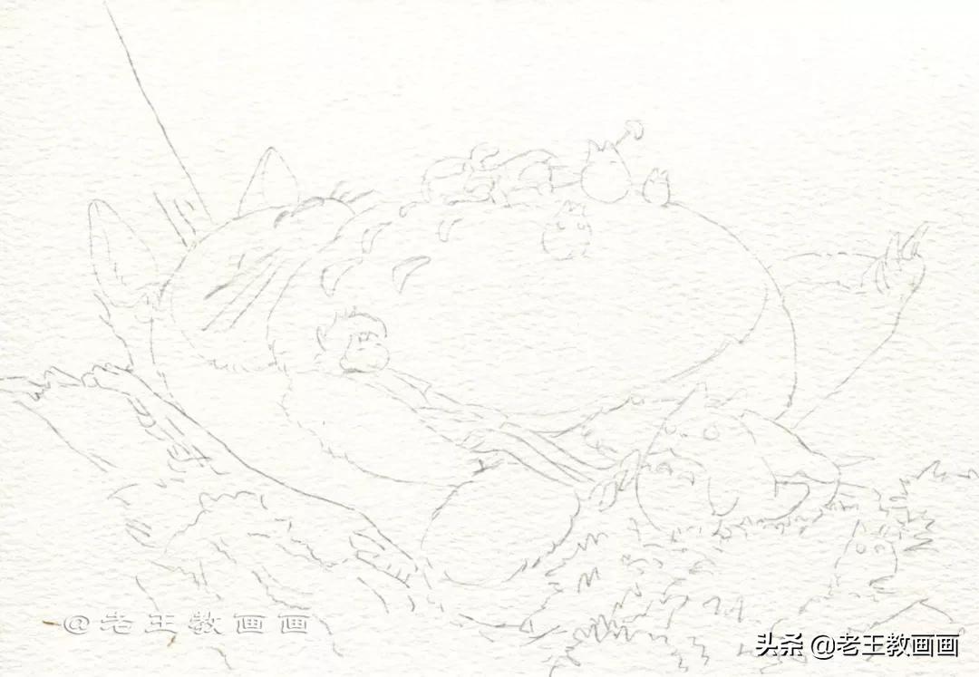 宫崎骏小龙猫的图片可以涂颜色,宫崎骏龙猫可爱视频