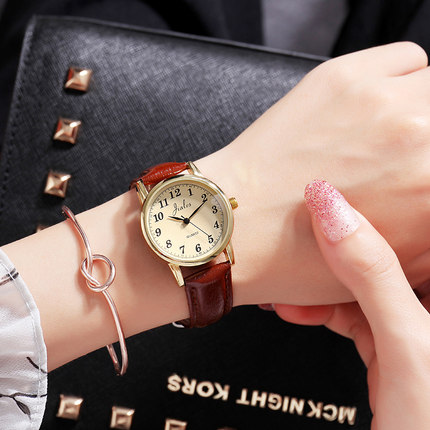 文艺复古女士手表,高端大气有质感的手表