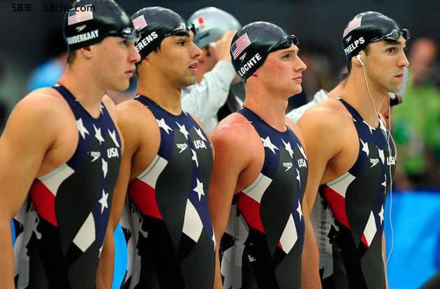 2008年奥运会菲尔普斯鲨鱼皮泳衣,新款民族风泳衣