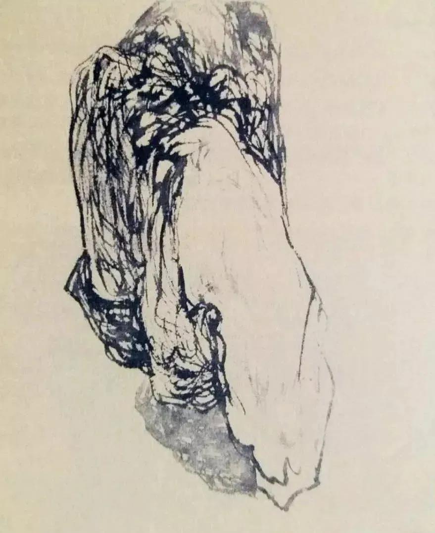 中国画勾线和皴法区别,中国画山石的皴法视频