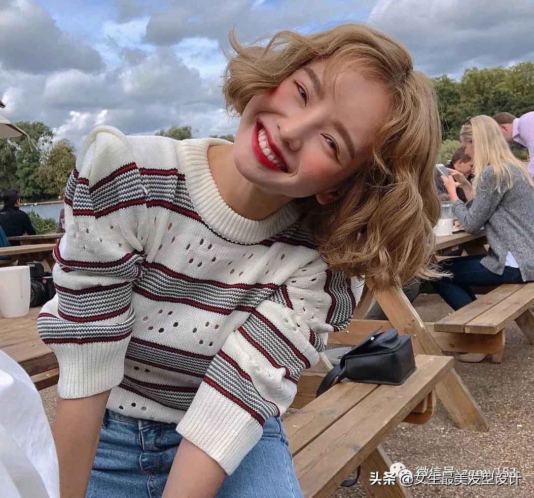 少女心爆棚的中短发,学生党能扎起来的短发推荐