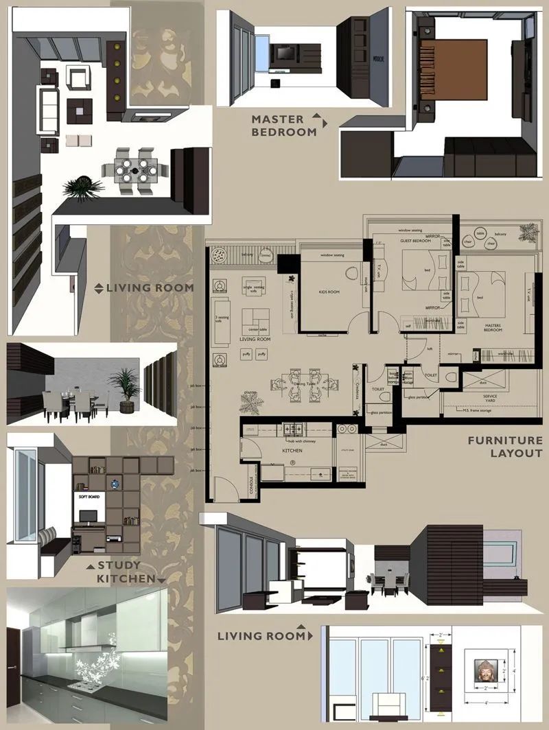 米兰云设计方案,米兰智能全屋整装