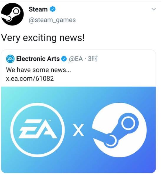 ea为什么重回steam,ea官推回应关于回归steam的传言
