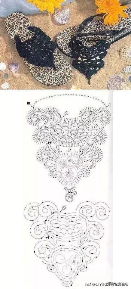 旧鞋底改造钩针鞋教程,手工钩鞋教程春夏季椰子鞋