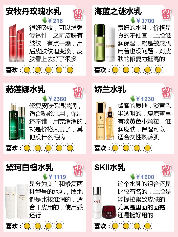 抗皱紧致水乳套装推荐,美白补水抗老保湿水乳推荐