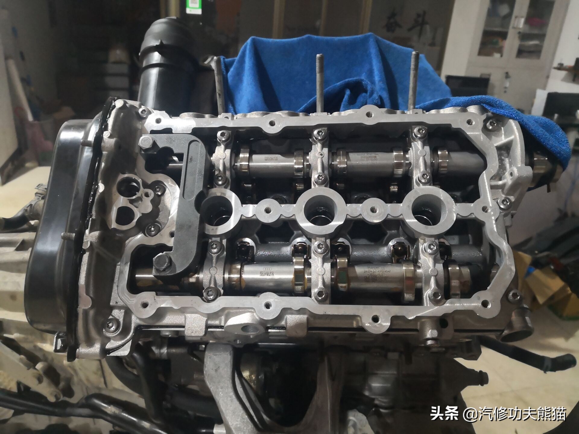 能拉动波音747的大众神车途锐烧机油治理，修完了又可以拉飞机了